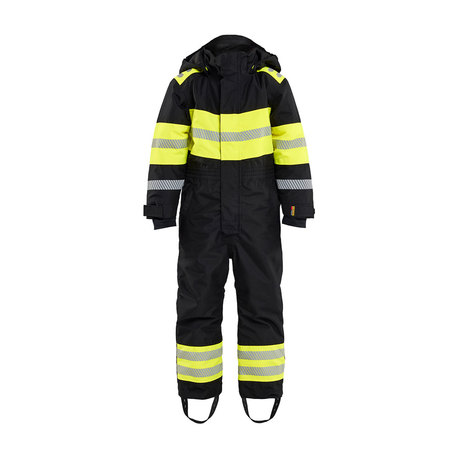 BLÅKLÄDER lasten talvihaalari musta/huomiokeltainen